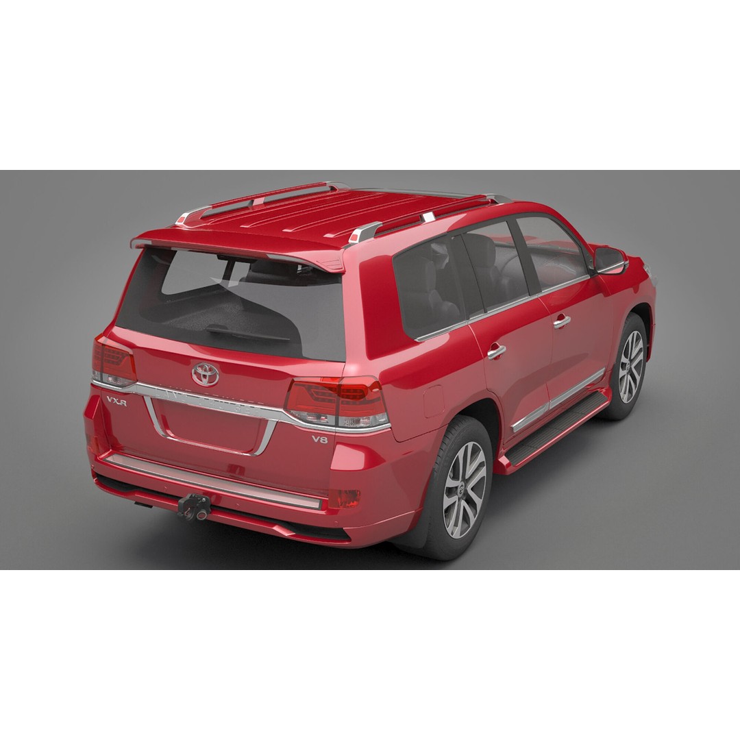 Toyota Land Cruiser J200 3D Model – High Poly SUV, FBX, OBJ - View 19