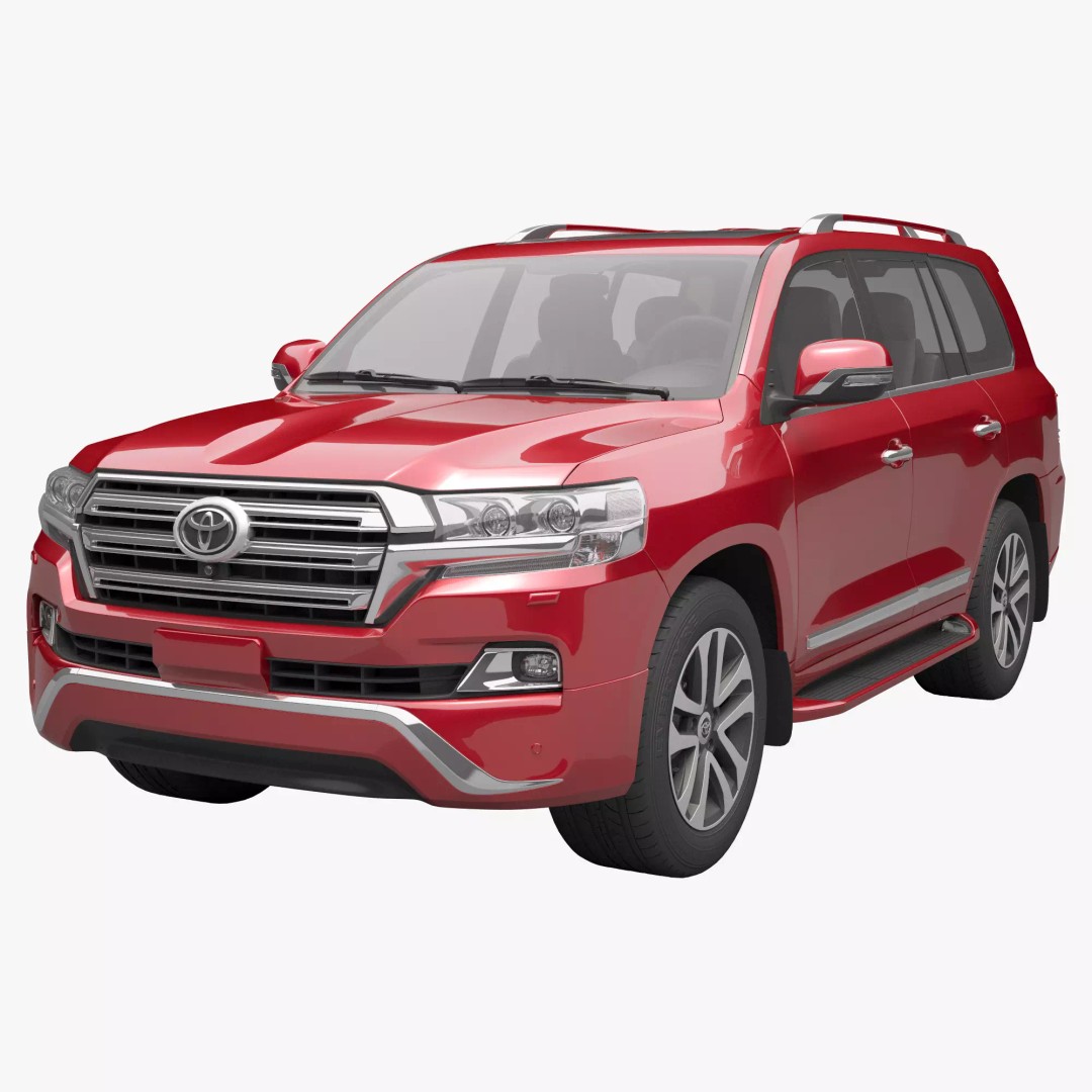Toyota Land Cruiser J200 3D Model – High Poly SUV, FBX, OBJ - View 2