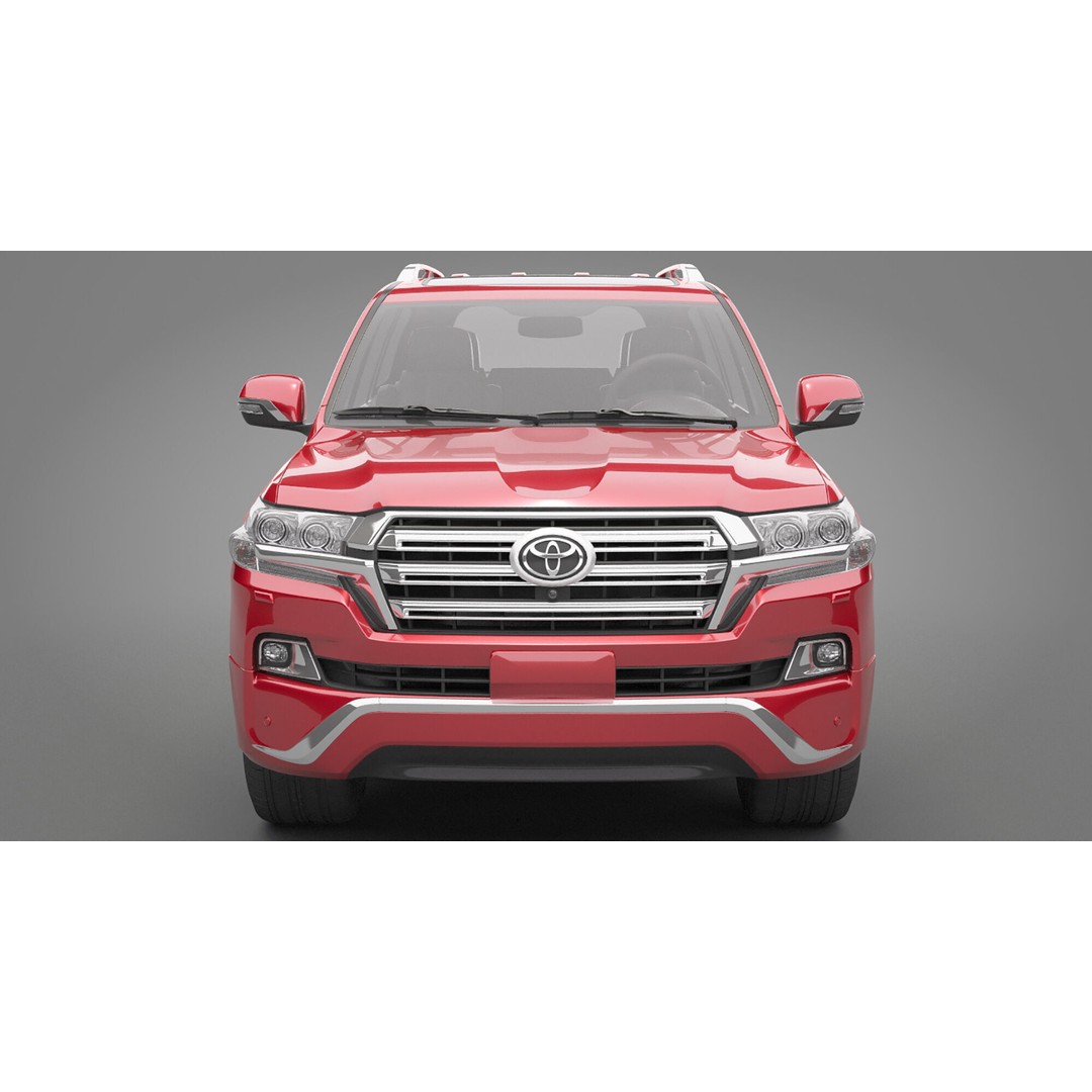 Toyota Land Cruiser J200 3D Model – High Poly SUV, FBX, OBJ - View 6