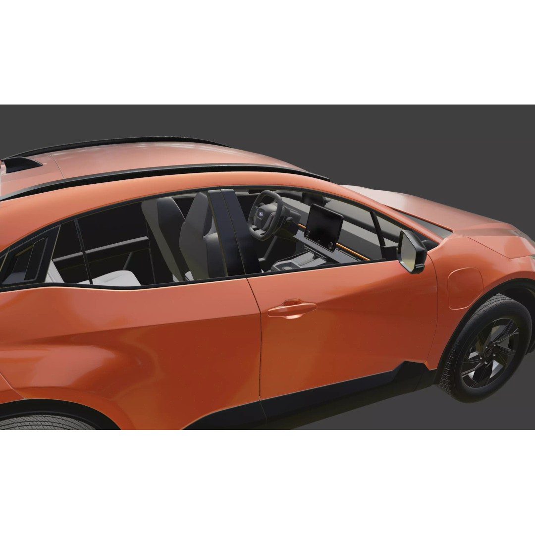 Subaru Uncharted 2026 EV SUV 3D Model – High Poly Game Asset, FBX, OBJ