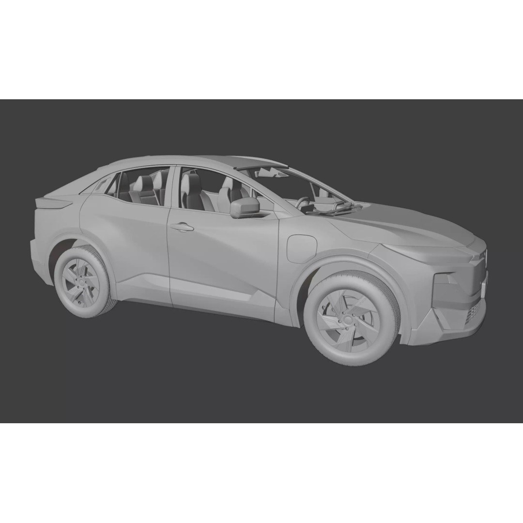 Subaru Uncharted 2026 EV SUV 3D Model – High Poly Game Asset, FBX, OBJ - View 20