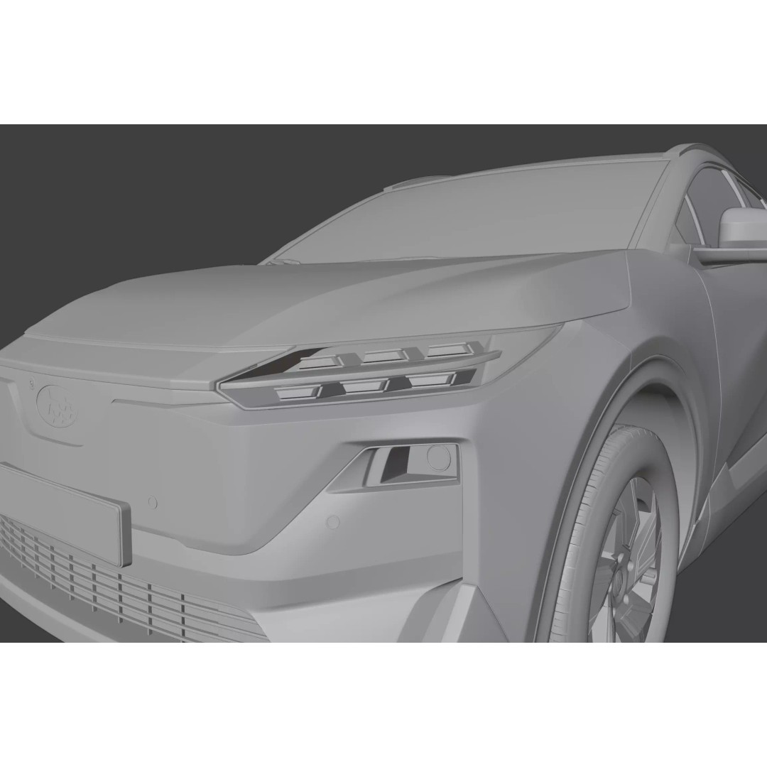 Subaru Uncharted 2026 EV SUV 3D Model – High Poly Game Asset, FBX, OBJ - View 21