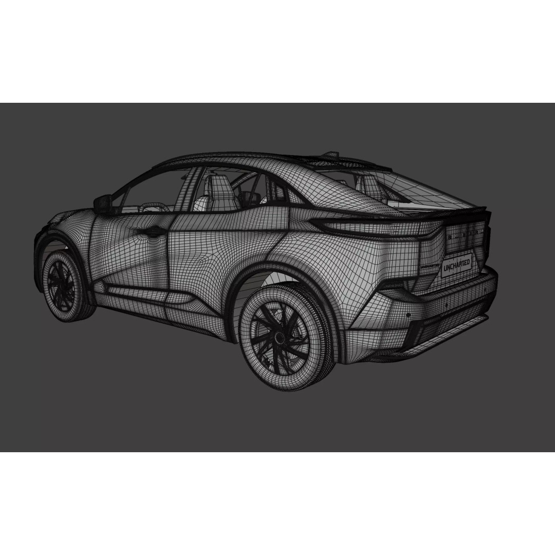 Subaru Uncharted 2026 EV SUV 3D Model – High Poly Game Asset, FBX, OBJ - View 25