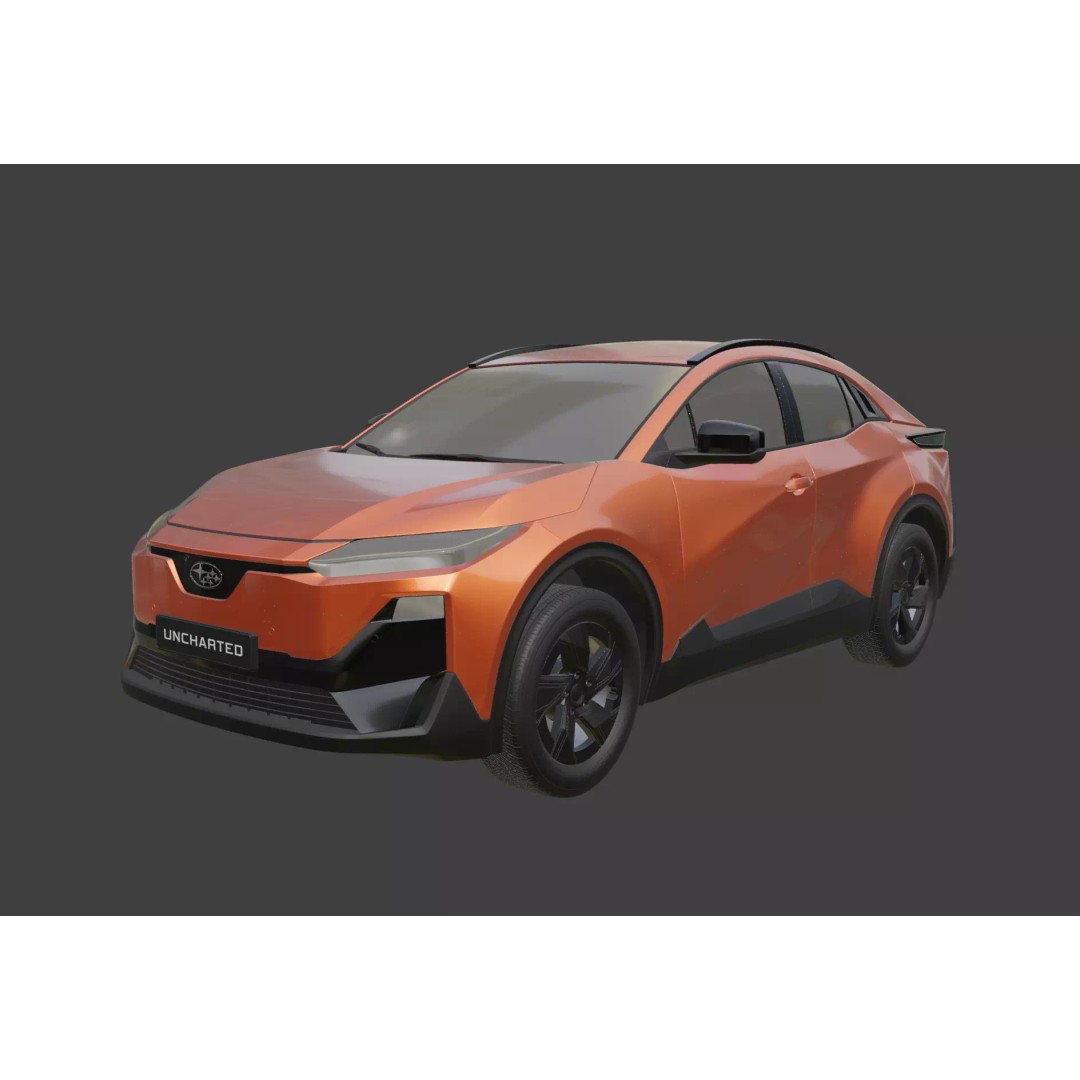 Subaru Uncharted 2026 EV SUV 3D Model – High Poly Game Asset, FBX, OBJ - View 27