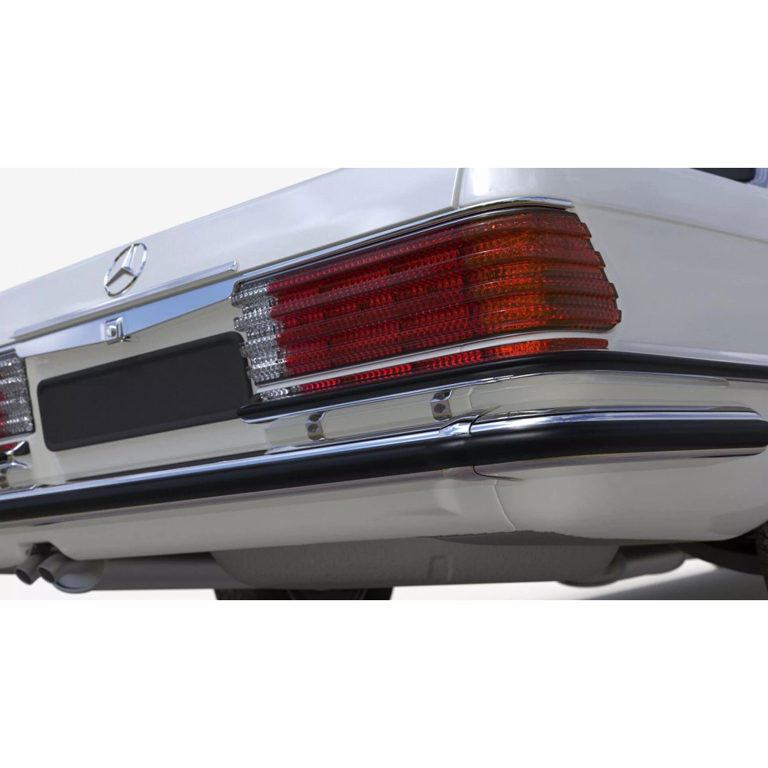 Mercedes Benz 350 SE 3D Model – Classic Luxury Sedan, PBR Textures - View 20