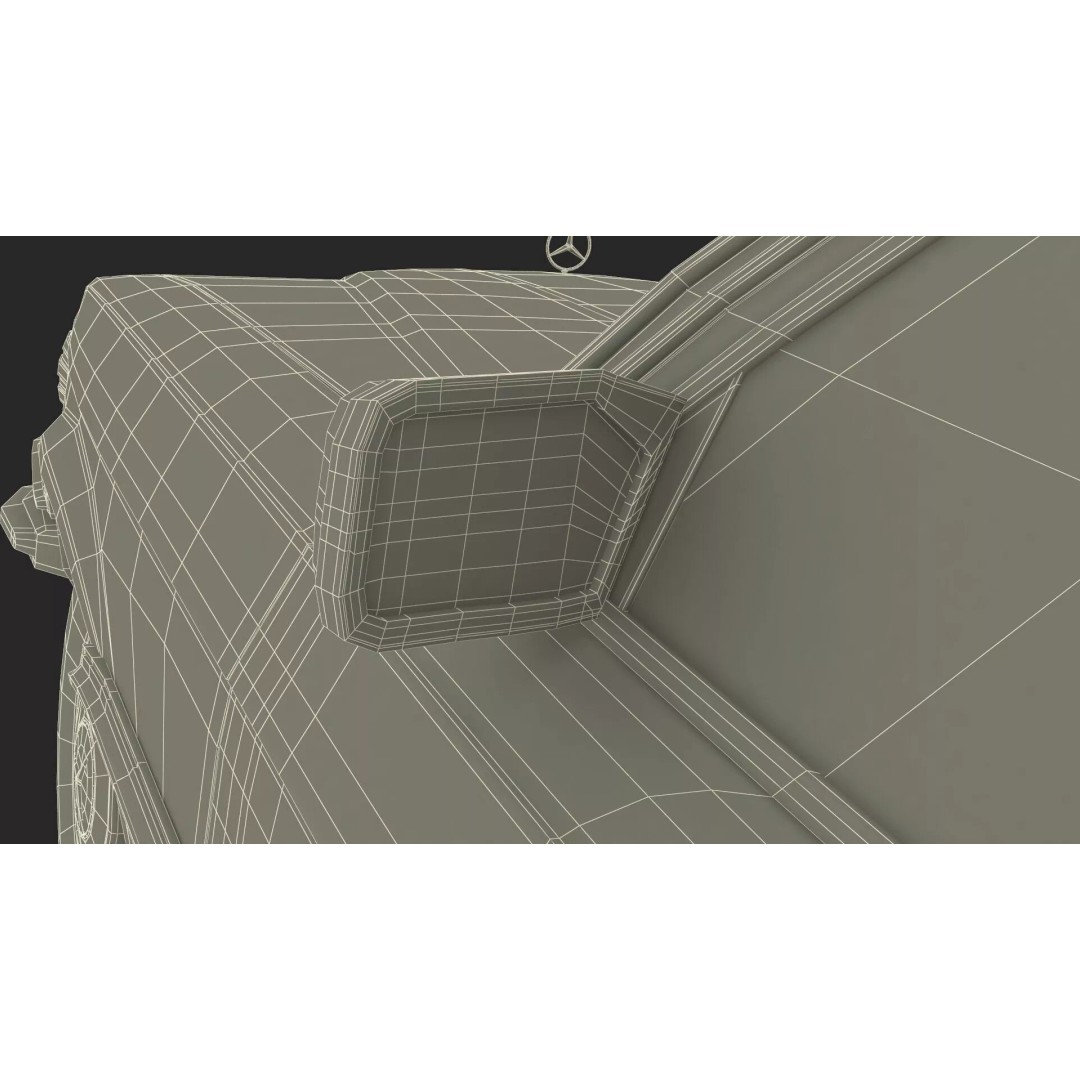 Mercedes Benz 350 SE 3D Model – Classic Luxury Sedan, PBR Textures - View 45