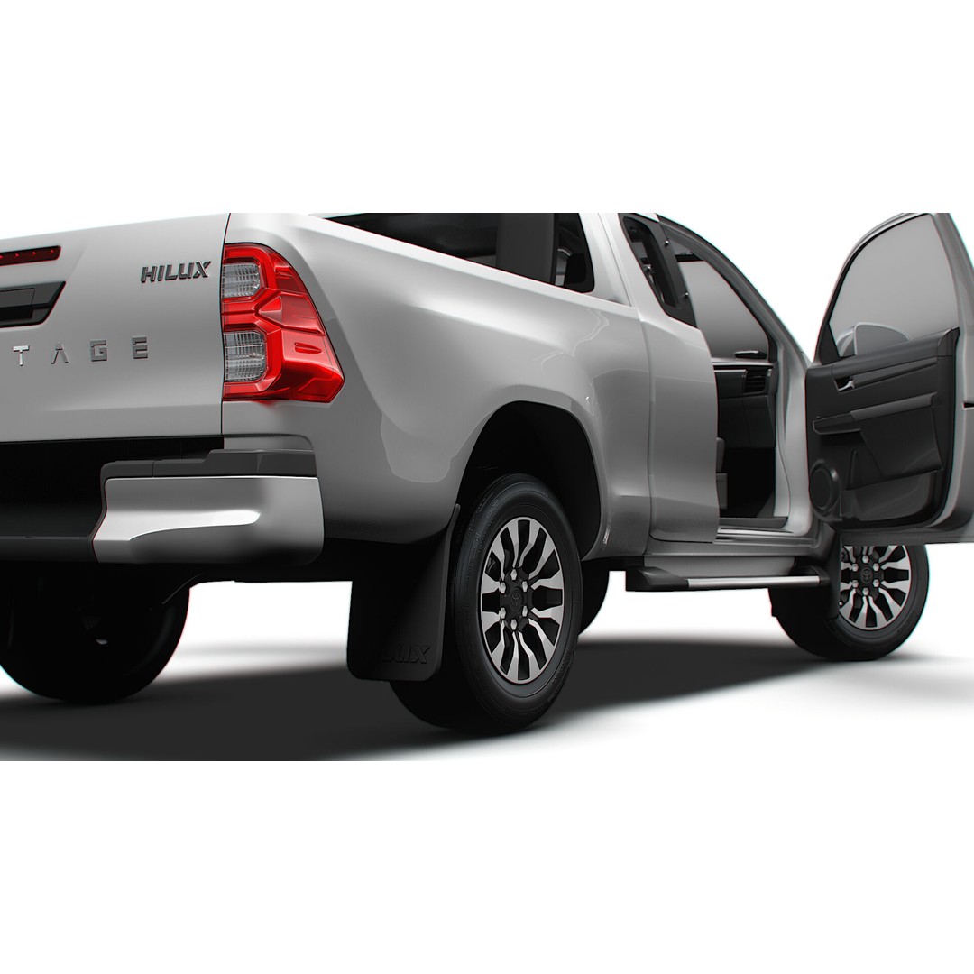 Toyota Hilux Xtra Cab HQ Interior 2024 3D Model – High Poly Game Asset, FBX - View 15