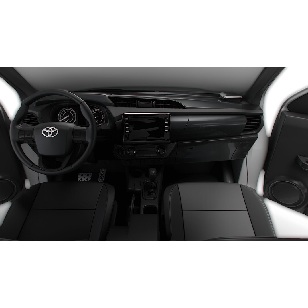 Toyota Hilux Xtra Cab HQ Interior 2024 3D Model – High Poly Game Asset, FBX - View 3
