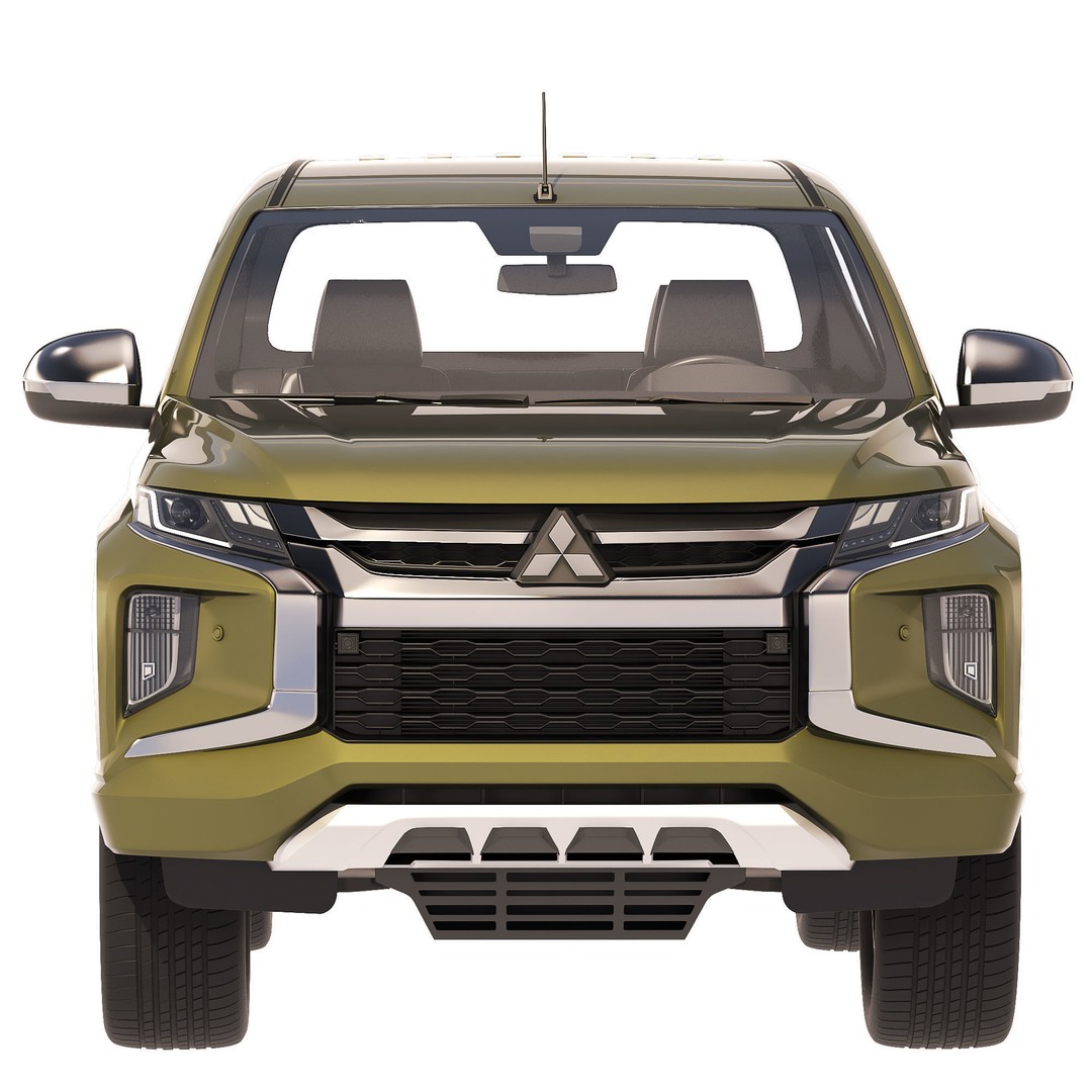 Mitsubishi L200 Triton 2021 3D Model – High Poly Game-Ready Asset, FBX, OBJ