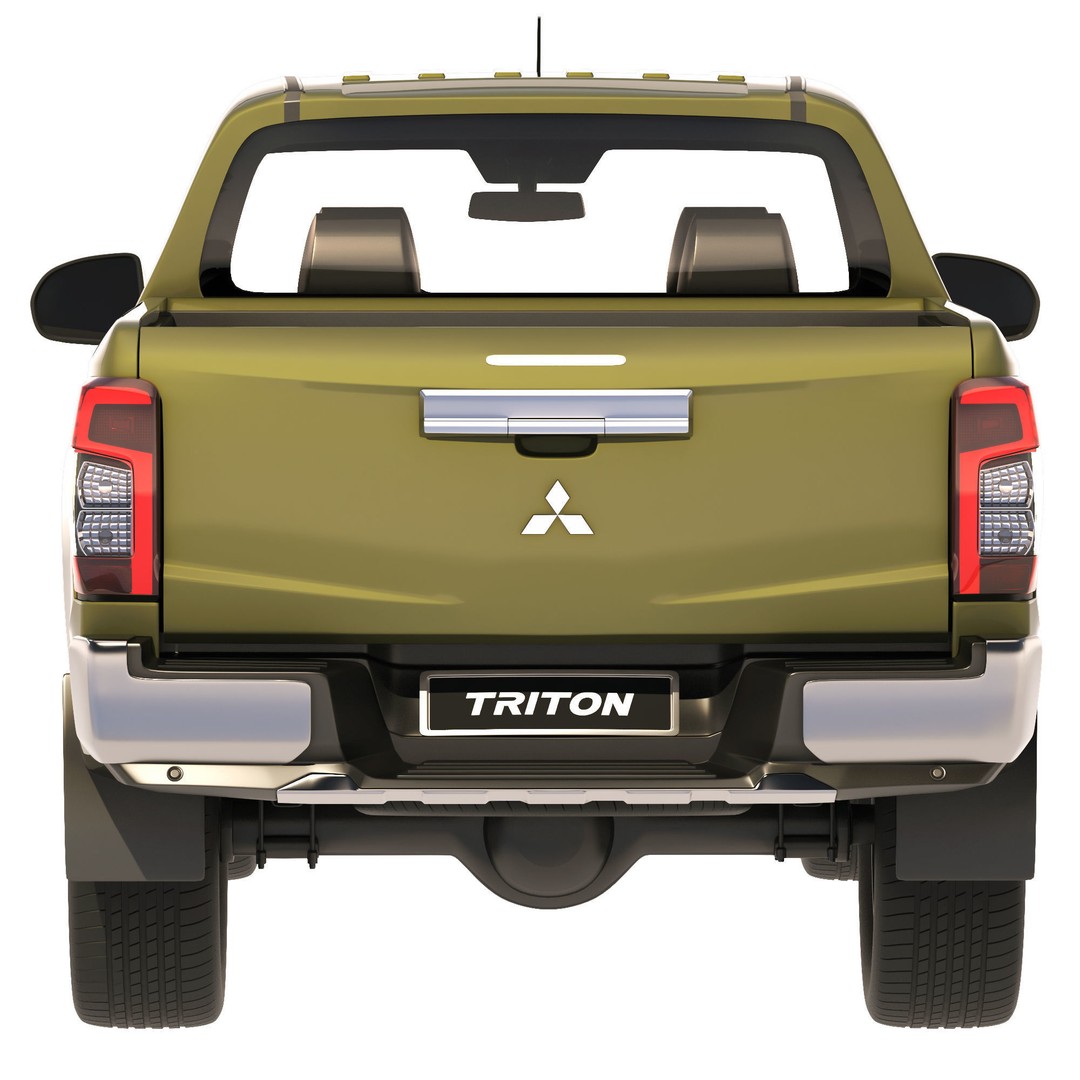 Mitsubishi L200 Triton 2021 3D Model – High Poly Game-Ready Asset, FBX, OBJ - View 14