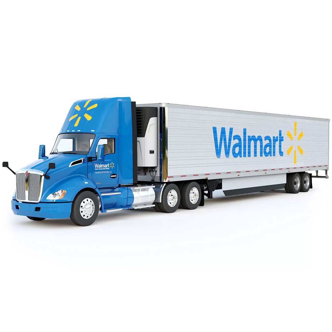 Kenworth T680 Day Cab 3D Model – Low Poly Game Asset, FBX, PBR - View 2