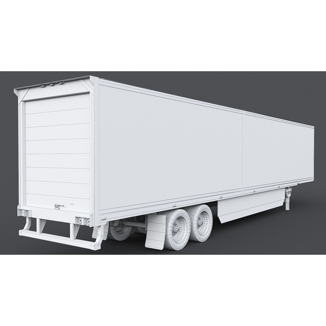 Kenworth T680 Day Cab 3D Model – Low Poly Game Asset, FBX, PBR - View 42