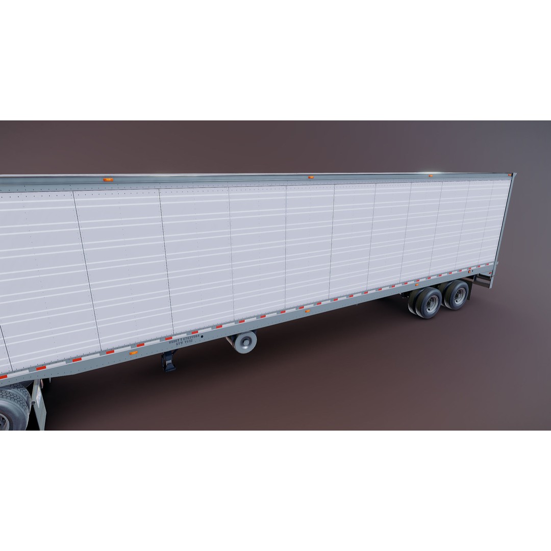 Freightliner Classic XL 3D Model – Low Poly Game Ready Truck Trailer - View 38