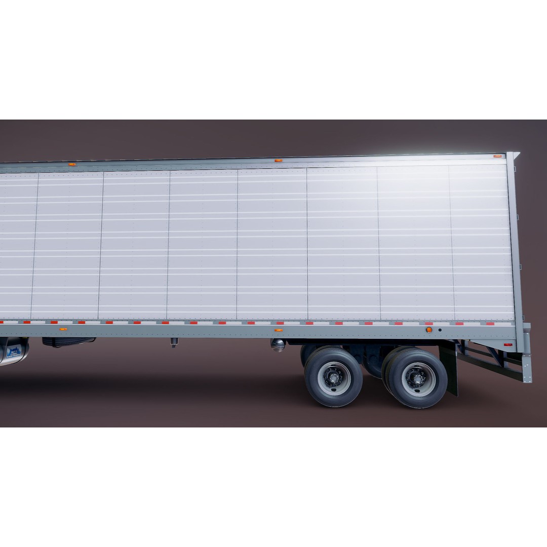 Freightliner Classic XL 3D Model – Low Poly Game Ready Truck Trailer - View 42