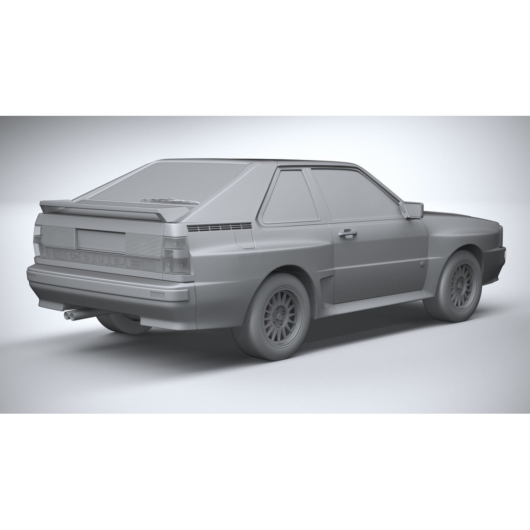 Audi Sport Quattro 1985 3D Model – High Poly Car Asset, FBX, OBJ - View 27