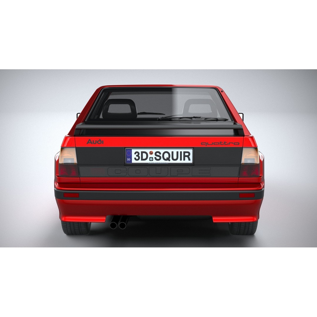 Audi Sport Quattro 1985 3D Model – High Poly Car Asset, FBX, OBJ - View 6