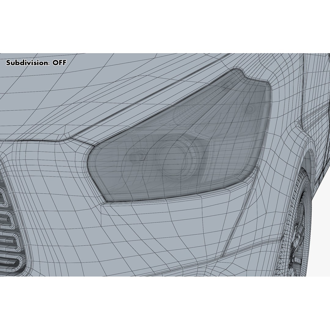 Generic Commercial Cargo Van M 2 3D Model – High Poly Vehicle Asset, FBX, OBJ - View 36