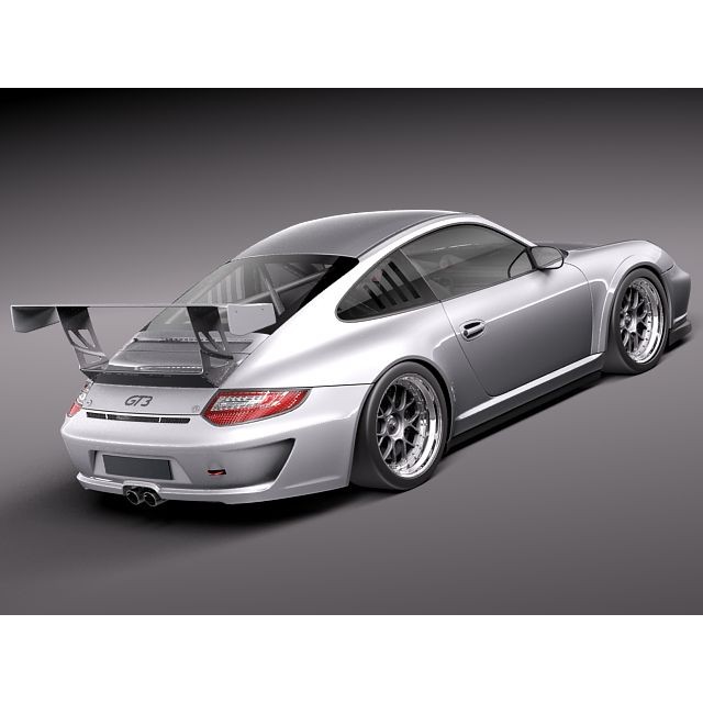 Porsche 911 GT3 Cup 2011 3D Model – High Poly Racing Asset, FBX - View 7