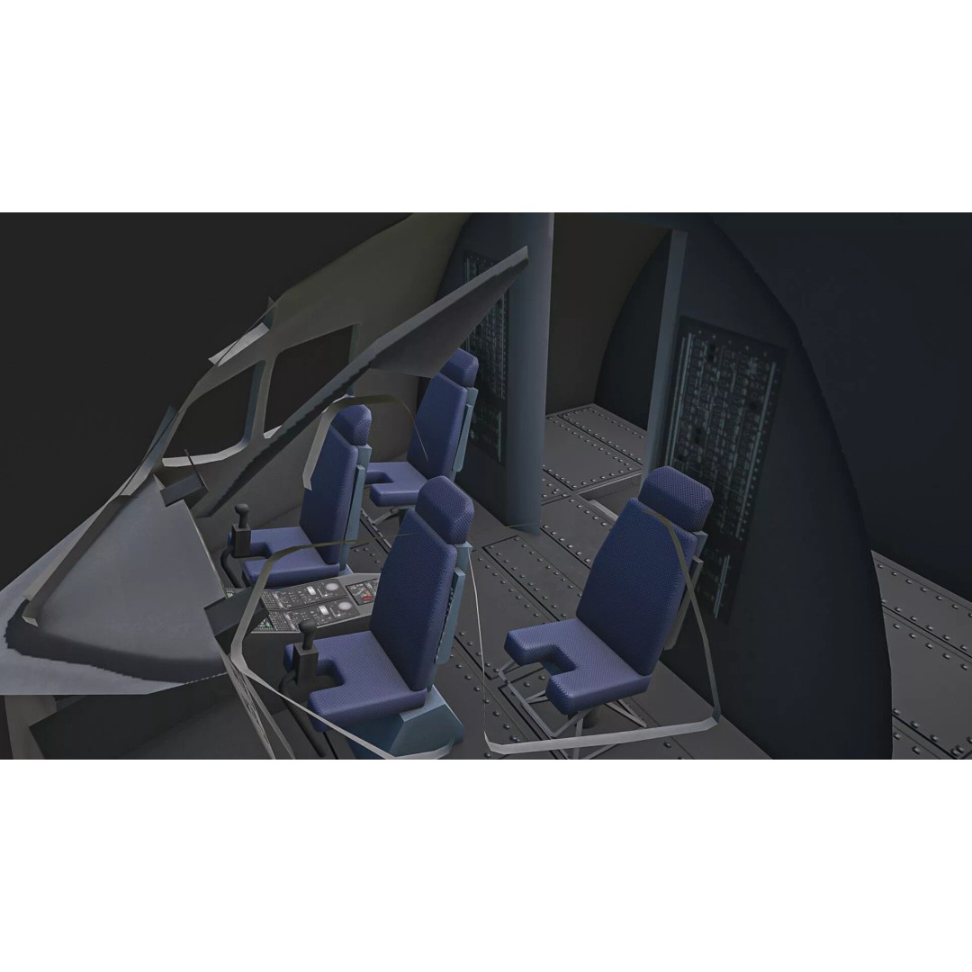 Boeing C17 Globemaster III 3D Model – Low Poly Game Asset, FBX - View 10