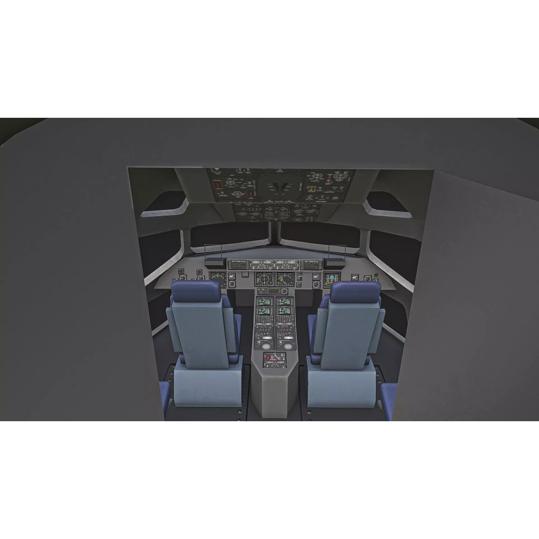 Boeing C17 Globemaster III 3D Model – Low Poly Game Asset, FBX - View 9
