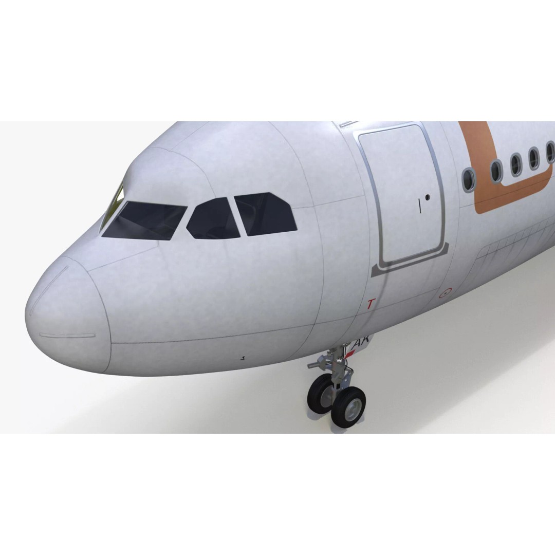 Emirates Airbus A330-200 3D Model – High Poly Aircraft with PBR Textures, FBX - View 13