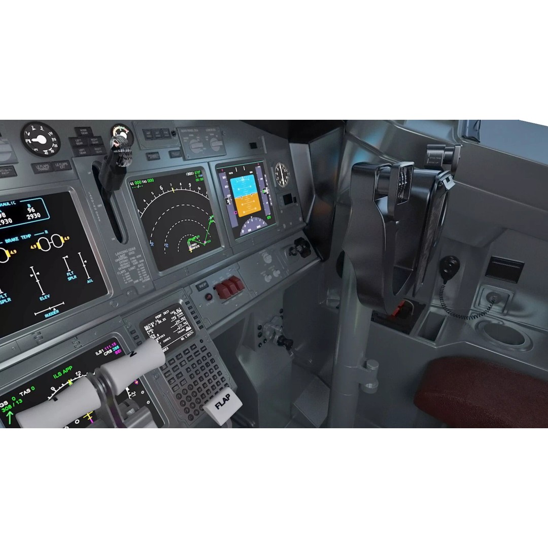 Boeing 737-900 3D Model – Rigged Commercial Aircraft with Interior - View 32