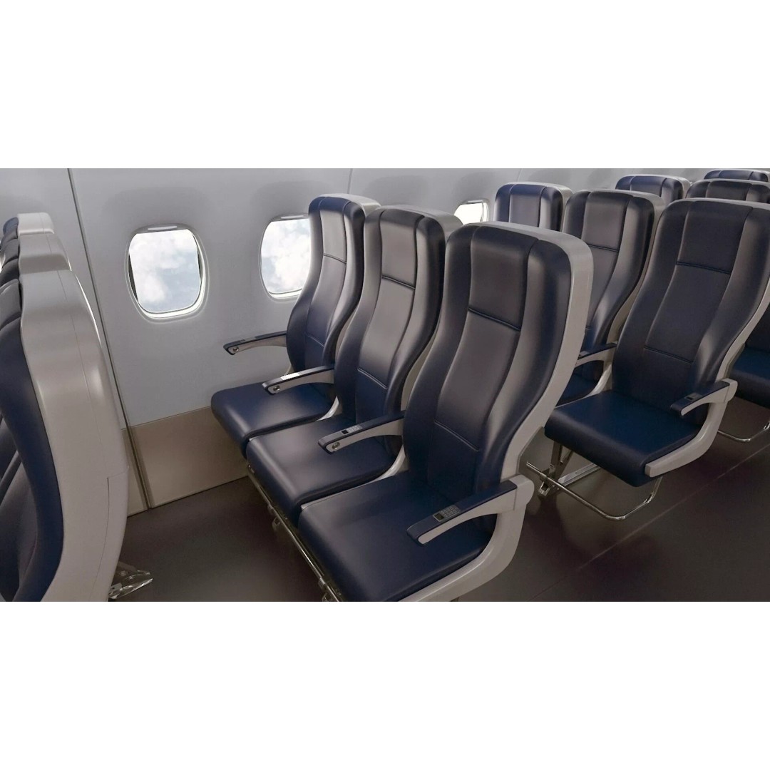 Boeing 737-900 3D Model – Rigged Commercial Aircraft with Interior - View 42