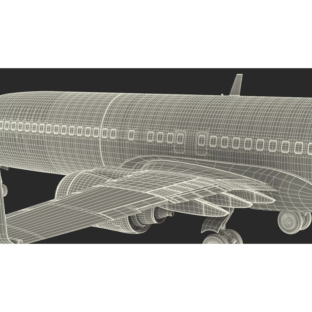 Boeing 737-900 3D Model – Rigged Commercial Aircraft with Interior - View 56