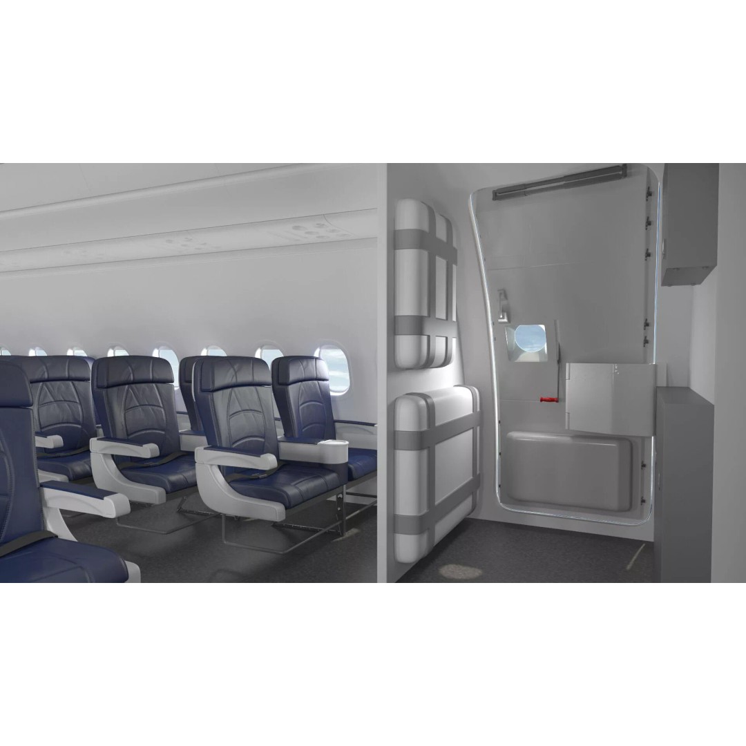 Airbus A321neo 3D Model – High Poly Aircraft with Detailed Cabin and Cockpit - View 10