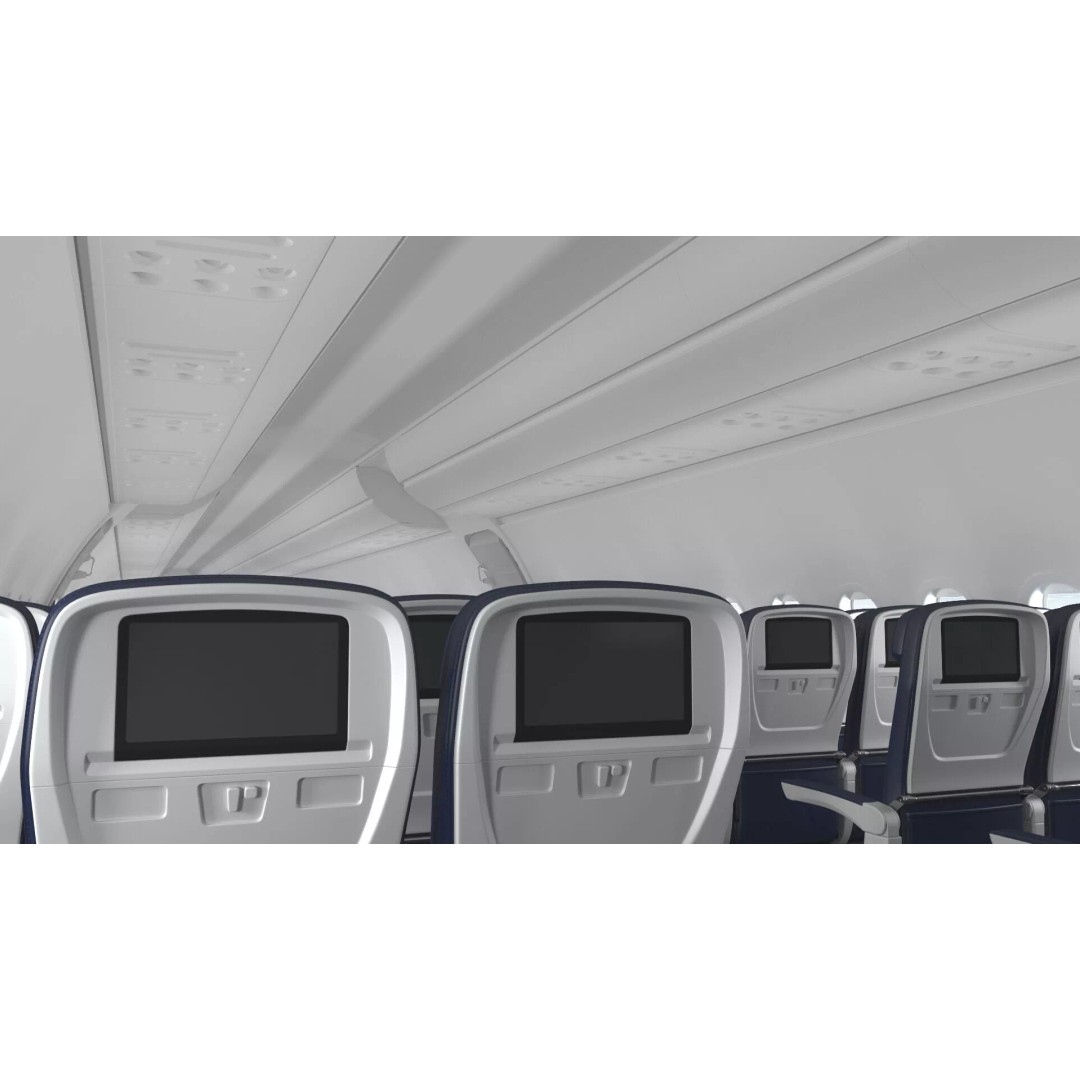 Airbus A321neo 3D Model – High Poly Aircraft with Detailed Cabin and Cockpit - View 14