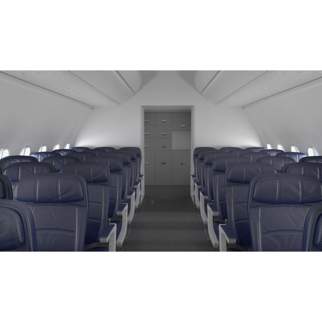 Airbus A321neo 3D Model – High Poly Aircraft with Detailed Cabin and Cockpit - View 15