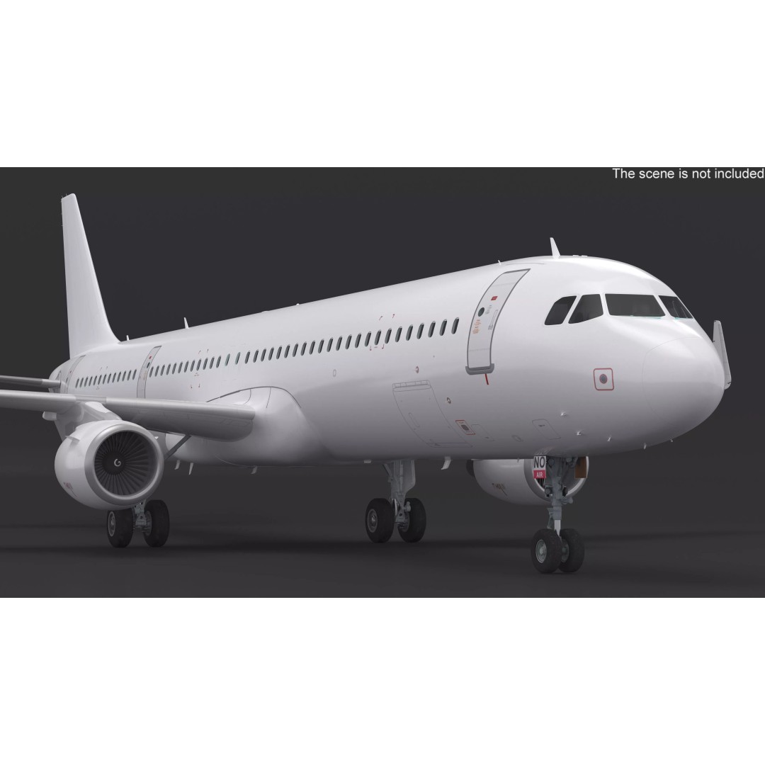 Airbus A321neo 3D Model – High Poly Aircraft with Detailed Cabin and Cockpit - View 17