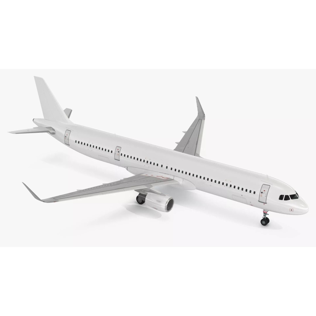 Airbus A321neo 3D Model – High Poly Aircraft with Detailed Cabin and Cockpit - View 20