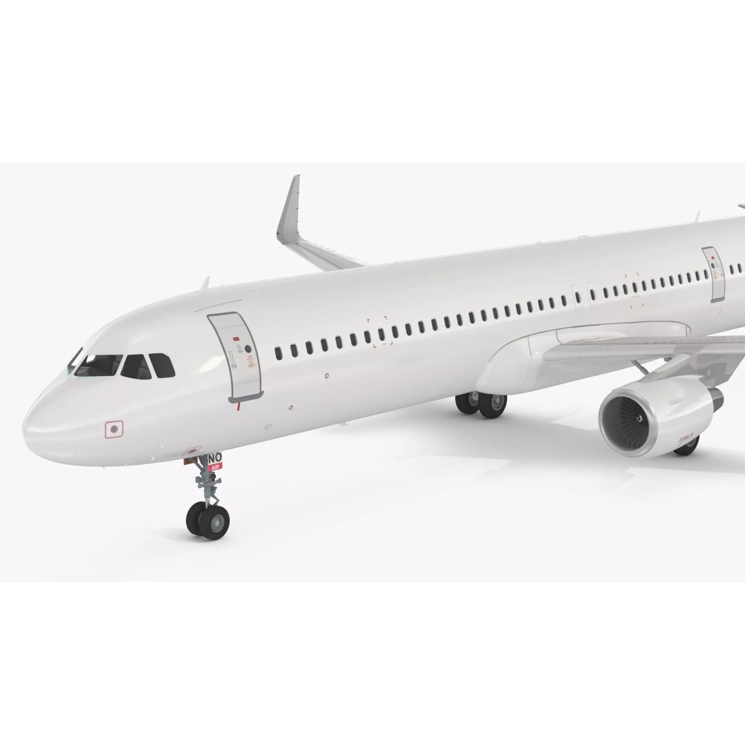 Airbus A321neo 3D Model – High Poly Aircraft with Detailed Cabin and Cockpit - View 24