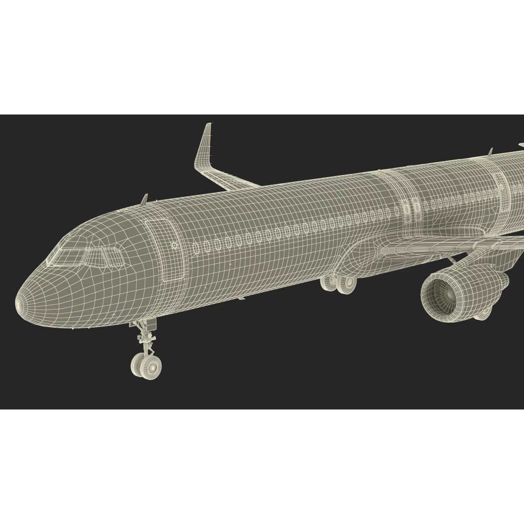 Airbus A321neo 3D Model – High Poly Aircraft with Detailed Cabin and Cockpit - View 31