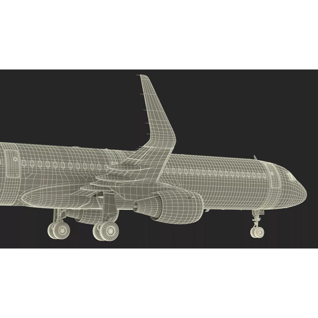Airbus A321neo 3D Model – High Poly Aircraft with Detailed Cabin and Cockpit - View 32