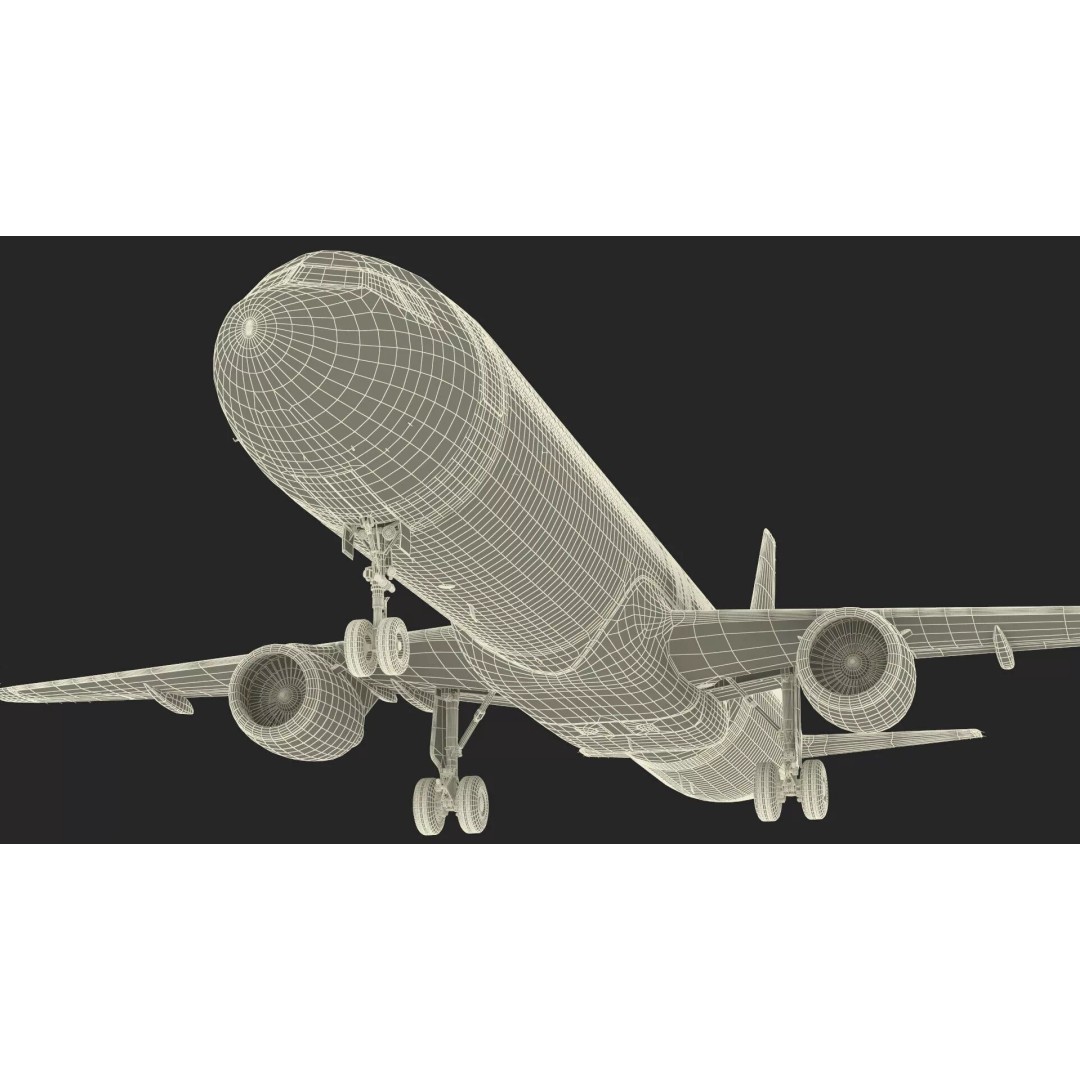 Airbus A321neo 3D Model – High Poly Aircraft with Detailed Cabin and Cockpit - View 34