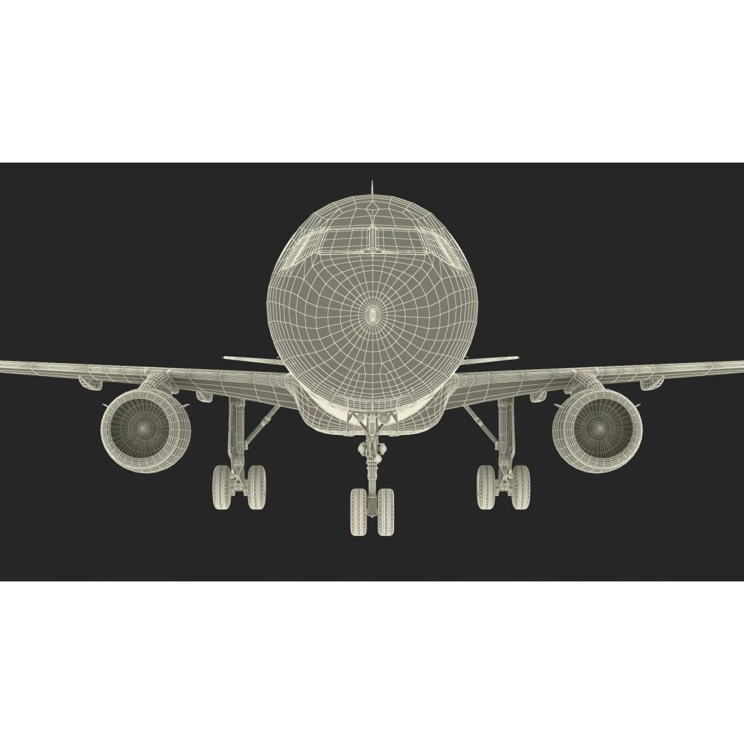 Airbus A321neo 3D Model – High Poly Aircraft with Detailed Cabin and Cockpit - View 36