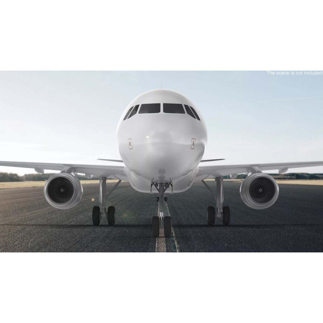 Airbus A321neo 3D Model – High Poly Aircraft with Detailed Cabin and Cockpit - View 6