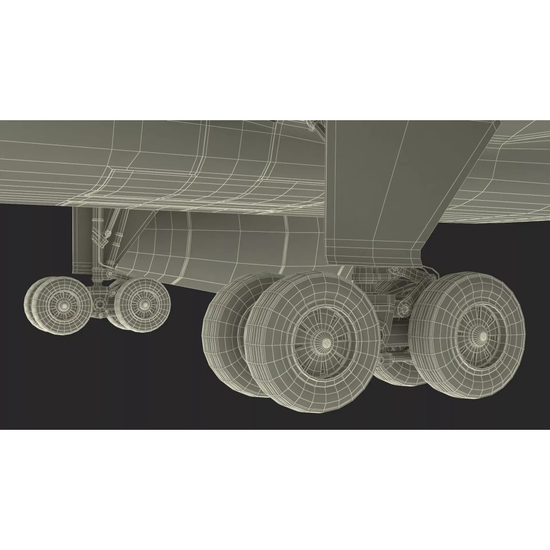 United Airlines Boeing 757 3D Model – Rigged Aircraft for Animation