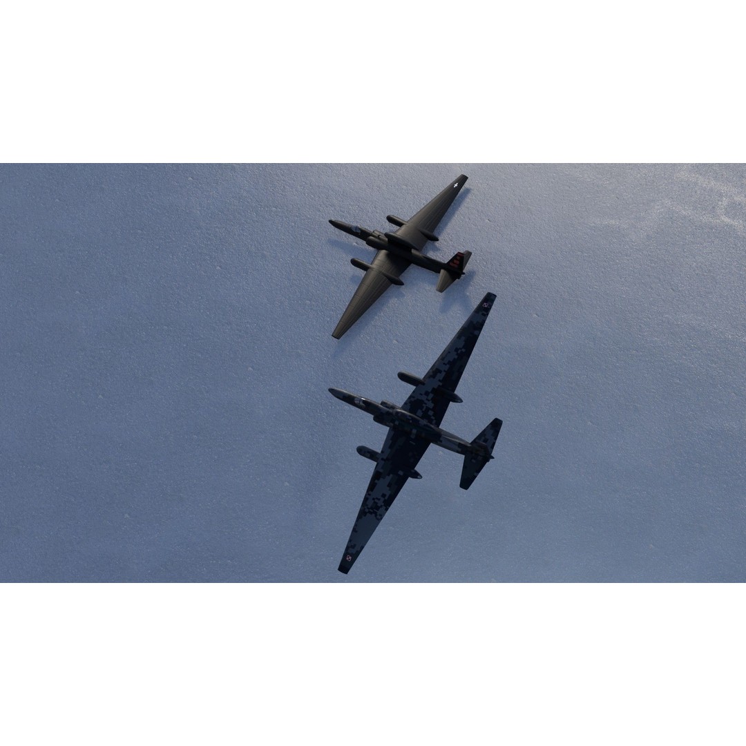 Lockheed U-2S Dragon Lady 3D Model – Low Poly Game Asset, FBX, PBR - View 21