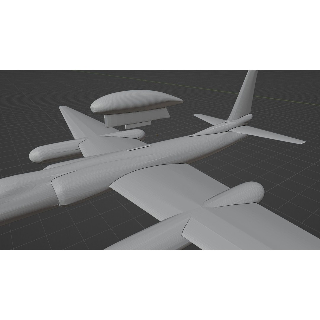 Lockheed U-2S Dragon Lady 3D Model – Low Poly Game Asset, FBX, PBR - View 25