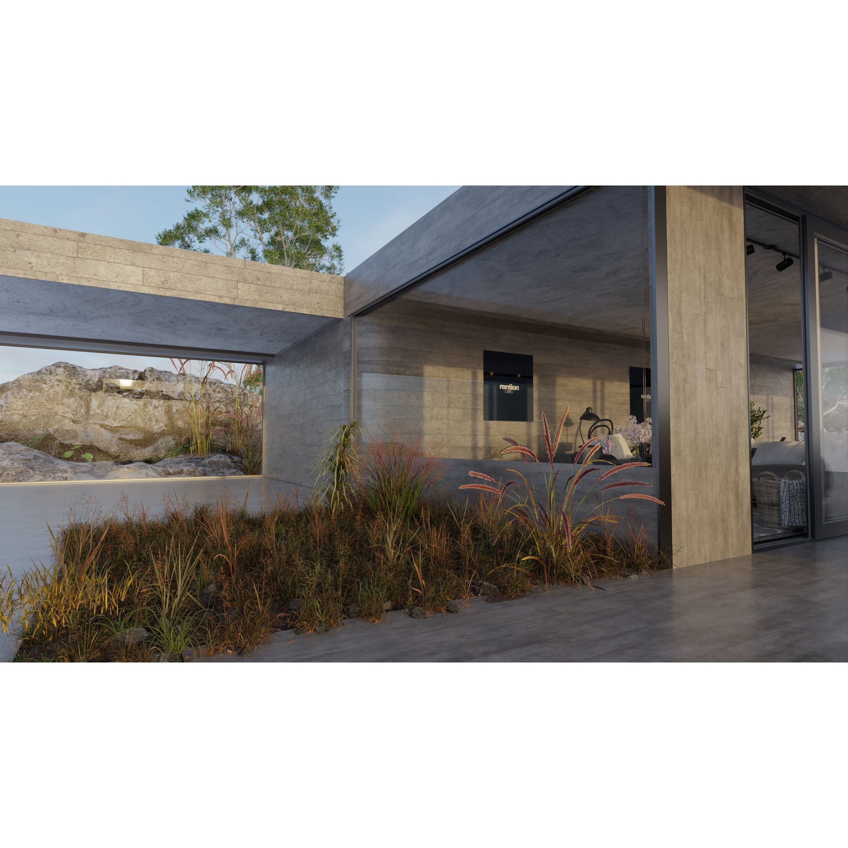 Automotive Villa Render Scene - Game-Ready 3D Model - View 6