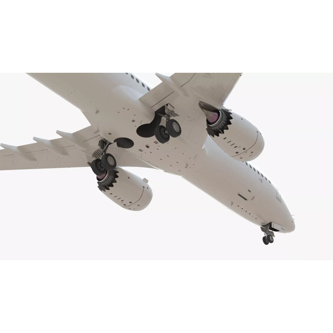 Boeing 737 MAX 8 3D Model – Rigged Aircraft for Maya, PBR Textures - View 14