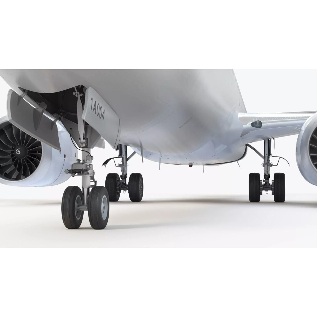Boeing 737 MAX 8 3D Model – Rigged Aircraft for Maya, PBR Textures - View 15