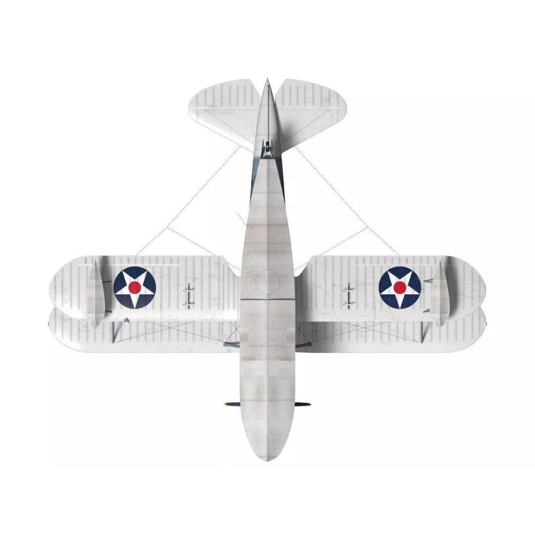 Grumman J2F Duck 3D Model – High Poly Amphibious Aircraft, FBX, OBJ - View 15