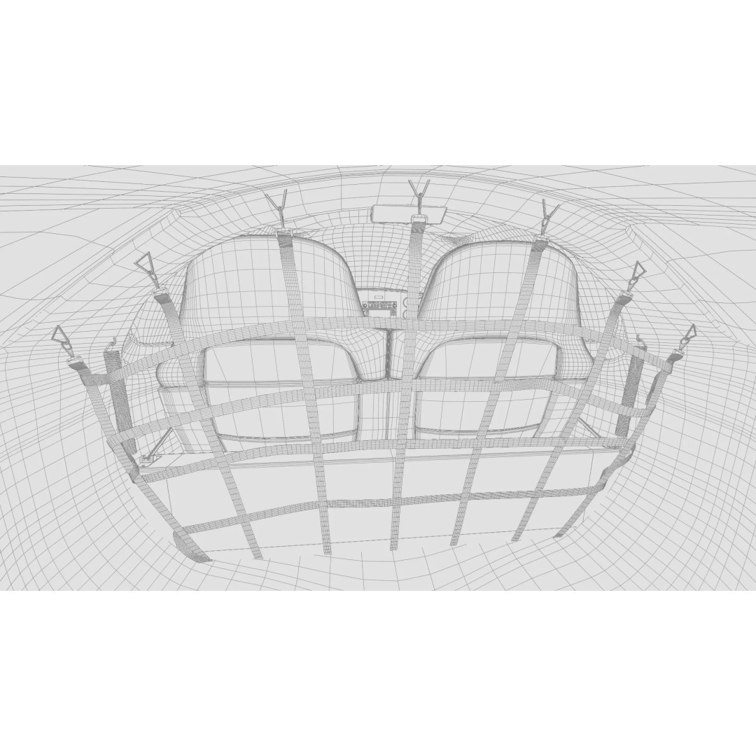 Diamond DA20 Aircraft 3D Model – Low Poly Rigged Game Asset, FBX - View 26