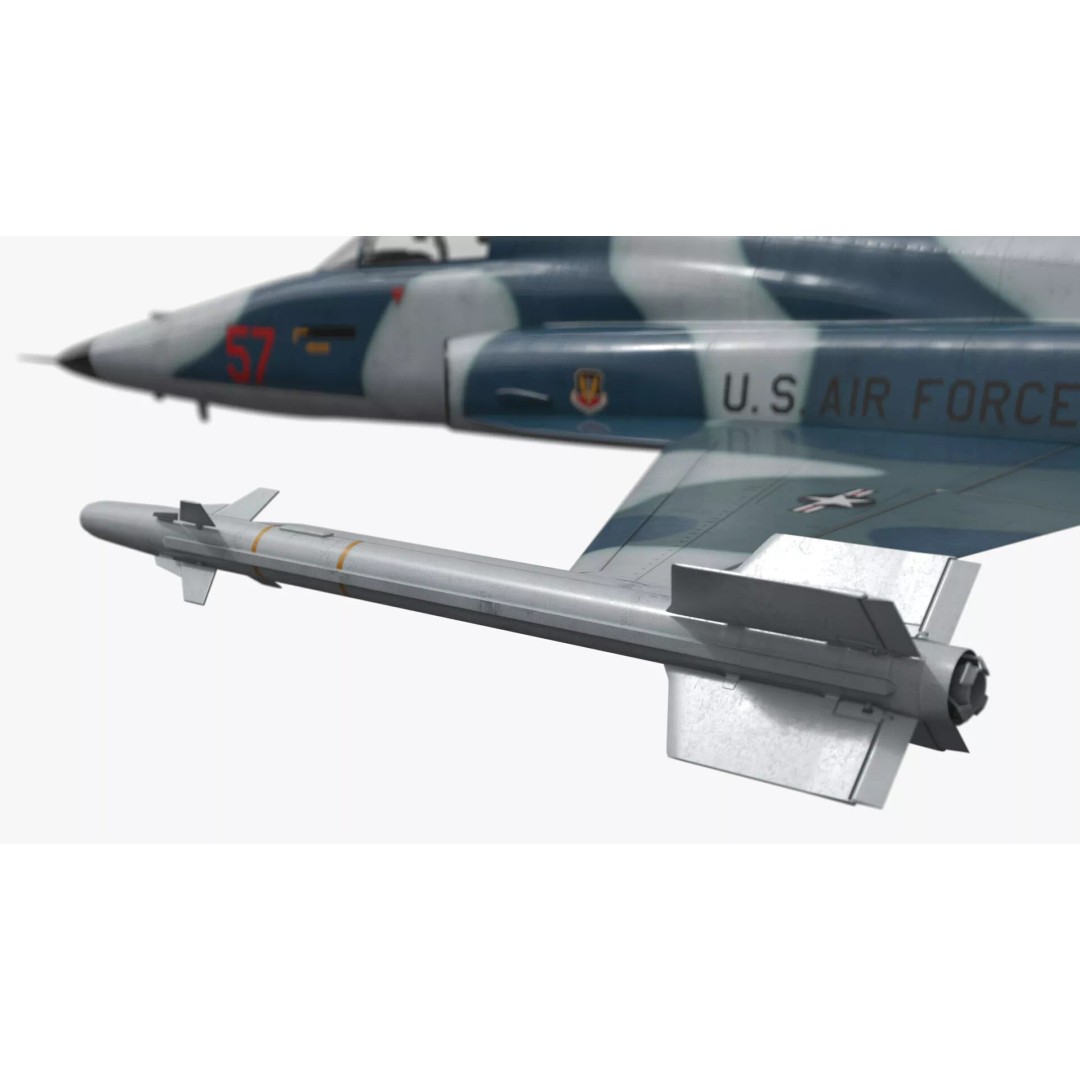 Northrop F-5 3D Model – High Poly Military Aircraft, FBX - View 7