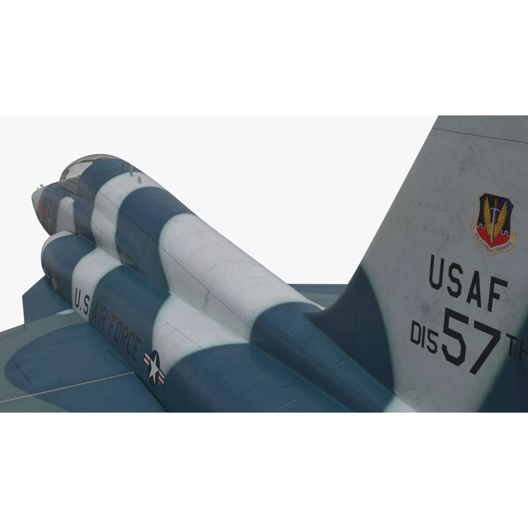 Northrop F-5 3D Model – High Poly Military Aircraft, FBX - View 8