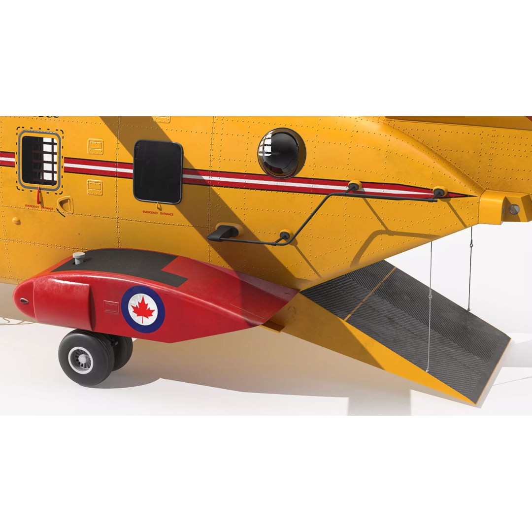 AgustaWestland CH149 Cormorant Rescue Helicopter 3D Model – Rigged PBR Asset - View 25